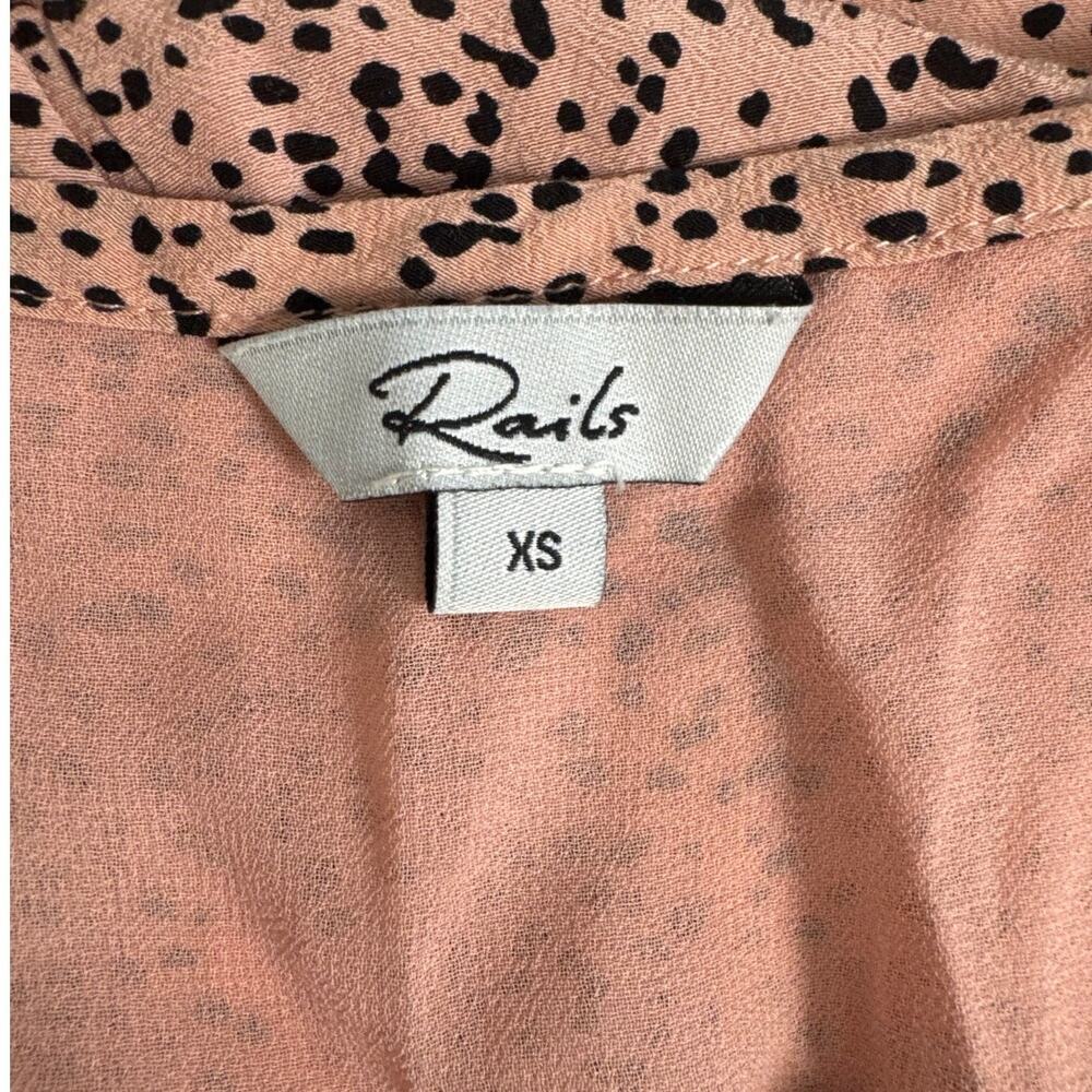 NWT Rails Frida Midi Dress in Rose Pink Spotted Boho Feminine Size S - Picture 6 of 13